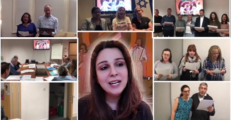 WZO Hebrew Ulpanim in the UK singing Hallelujah